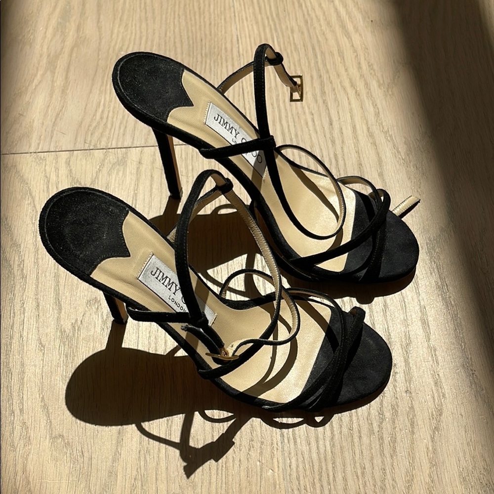 Jimmy Choo Black Elegant Heels